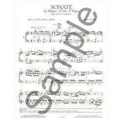 Franz Joseph Haydn: Sonata Hob.16:23 in F major - Landon 38 (Piano solo)