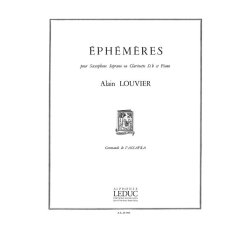 Alain Louvier: Eph&eacute;m&egrave;res (Clarinet & Piano)