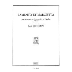Ren&eacute; Berthelot: Lamento et Marcietta (Oboe & Piano)