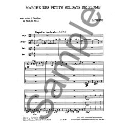 Gabriel Piern&eacute;: Marche des petits Soldats de Plomb Op.14, No.6 (Saxophones 4)