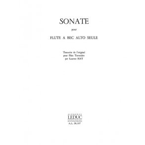 C.P.E. Bach: Sonata for Treble Recorder