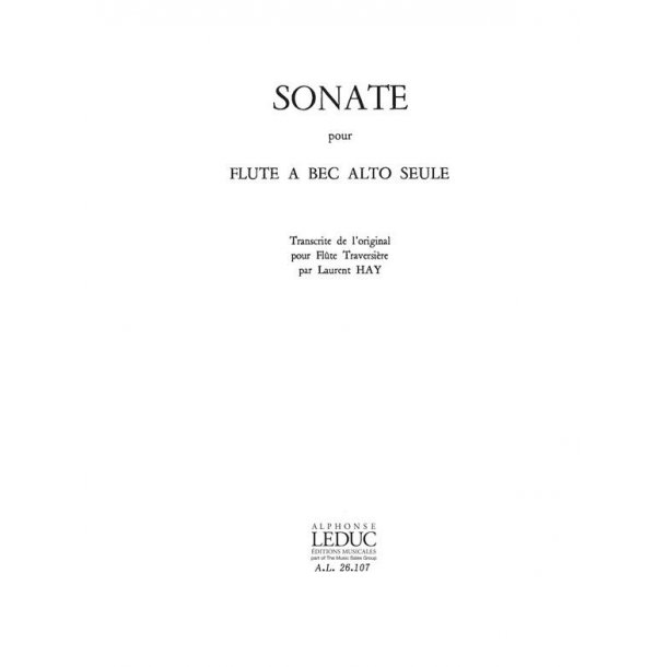 C.P.E. Bach: Sonata for Treble Recorder