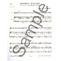 Bernard Wystra&euml;te: Rondeau Ballade (Flute & Piano)
