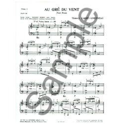 Thierry Carr&eacute;-Chesneau: Au Gr&eacute; de Vent & Hommage &agrave; Poulenc (Piano solo)