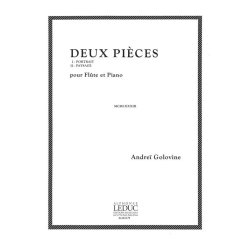 Andre&iuml; Golovine: 2 Pi&egrave;ces (Flute & Piano)