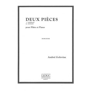 Andreï Golovine: 2 Pièces (Flute & Piano)