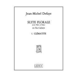 Jean Michel Defaye: Suite florale No.1: Cl&eacute;matite (Flute & Piano)
