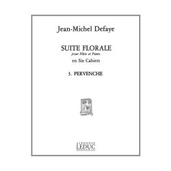Jean Michel Defaye: Suite florale No.3: Pervenche (Flute & Piano)