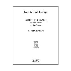 Jean Michel Defaye: Suite florale No.4: Perce-Neige (Flute & Piano)