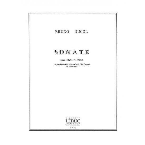 Bruno Ducol: Sonate (Flute & Piano)