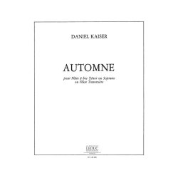 Hermann Josef Kaiser: Automne for Flute or Recorder Solo