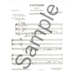Thomas Daniel Schlee: Fantaisie Op.15 (Organ)