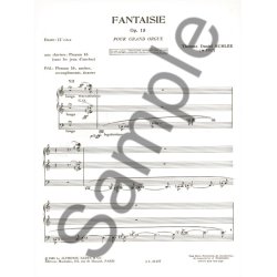 Thomas Daniel Schlee: Fantaisie Op.15 (Organ)