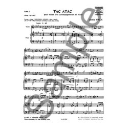 Julien Falk: Tac &agrave; Tac (Violin & Piano)