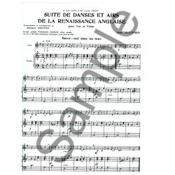 John Playford: Suite de Danses et Airs de la Renaissance anglaise (Horn & Piano)