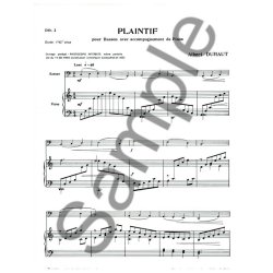 Albert Duhaut: Plaintif (Bassoon & Piano)