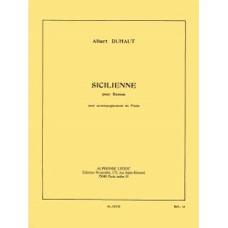 Albert Duhaut: Sicilienne (Bassoon And Piano)