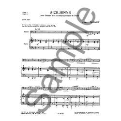 Albert Duhaut: Sicilienne (Bassoon And Piano)