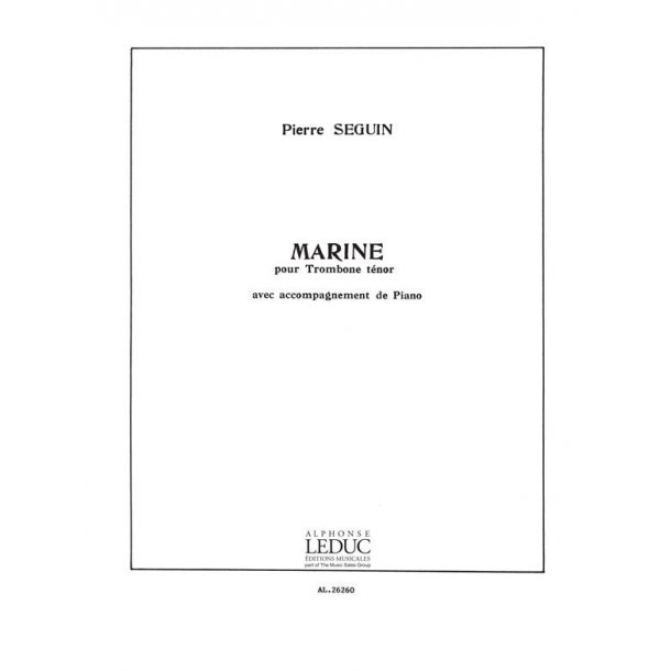 Pierre S&eacute;guin: Marine (Trombone & Piano)