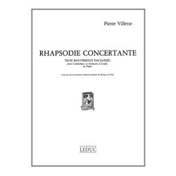 Pierre Villette: Rhapsodie concertante Op.46 (Double Bass & Piano)