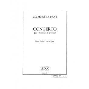 Jean Michel Defaye: Concerto (Trombone & Piano)