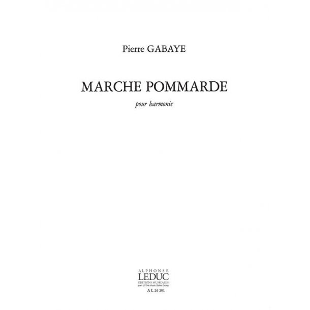 Gabaye Marche Pommarde Harmonie Book
