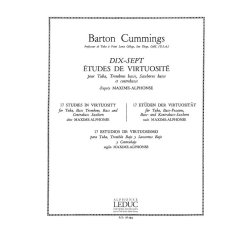 Barton Cummings: 17 Etudes de Virtuosit&eacute; (Trombone-Bass solo)