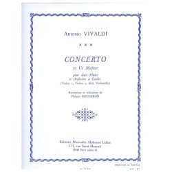 Antonio Lucio Vivaldi: Concerto FVI/2 (RV533) in C major (Flutes 2 & Orchestra)
