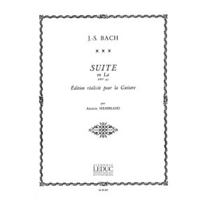 Johann Sebastian Bach: Suite No.2, BWV997 in A major (Guitar solo)