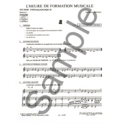 Jean-Pierre Couleau: The hour of musical theory - Guide