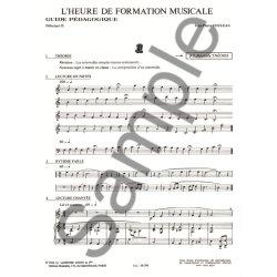 Couleau Jean Heure De Formation Musicale Debutant 2 Livre Du Maitre