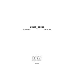 Gounod Charles Messe Breve No 5 In C Major Tenor Solo Choral