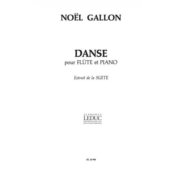 No&euml;l-Gallon: Danse (Flute & Piano)