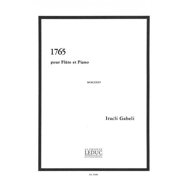 Iracli Gabeli for Flute and Piano