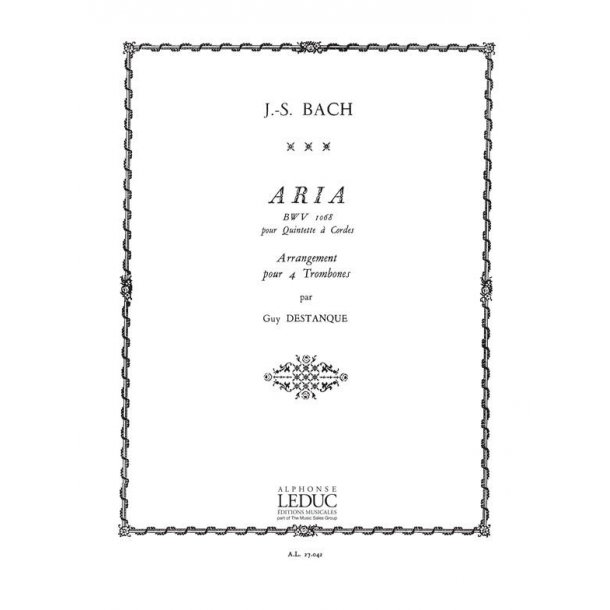 Johann Sebastian Bach: Aria (Trombones 4)