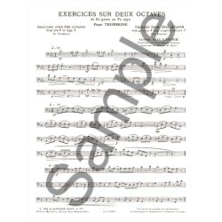 Gilles Milli&egrave;re: Exercice sur deux Octaves (Trombone solo)