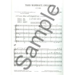 Thomas Weelkes: 3 Madrigaux anglais (Guitar Ensemble (5 plus))