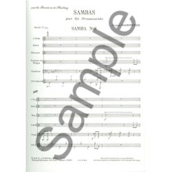 Jacques Charpentier: Sambas pour 6 Percussionistes No.8 (Percussion Ensemble)
