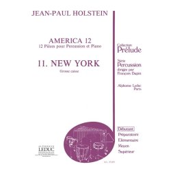 Jean-Paul Holstein: America 12 - No.11: New York (Percussion solo)