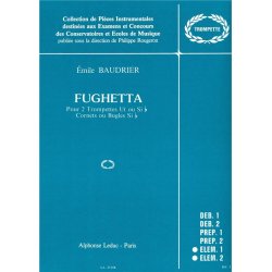 Yves Baudrier: Fughetta (C or Bb trumpets) (Trumpets 2)