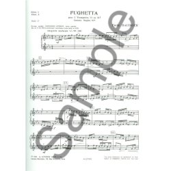 Yves Baudrier: Fughetta (C or Bb trumpets) (Trumpets 2)