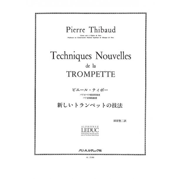 Thibaud Technique Nouvelle De La Trompette Trumpet Book Japanese