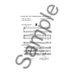 Couleau Heure De Formation Musicale Elementaire 2 Livre De L'eleve