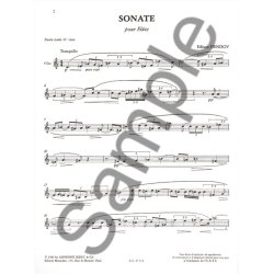 Edison Denisov: Sonate (Flute solo)