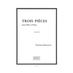 Tatiana Smirnova: 3 Pi&egrave;ces Op.56 (Flute & Piano)