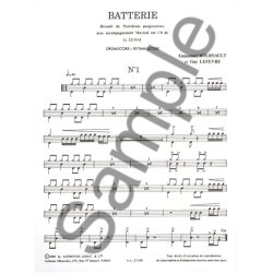 Boursault Lefevre Batterie Drums Book