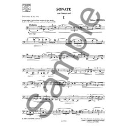 Edison Denisov: Sonate (Bassoon solo)
