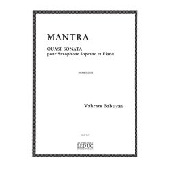 Babayan: Mantra (Saxophone-Tenor & Piano)