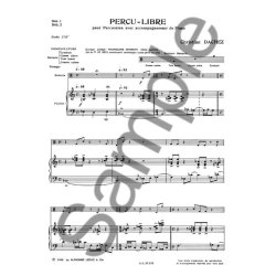 Christian Dachez: Percu-Libre (Percussion(s) & Piano)