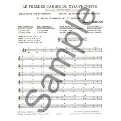 Marcel Jorand: Le Premier Cahier du Xylophoniste (Percussion solo)
